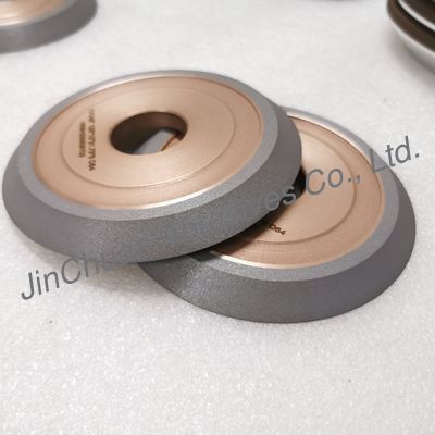Resin And Metal Hybrid Bond  Diamond Grinding Wheel 1V1/45° 125*10*31.75*6 Mm D64