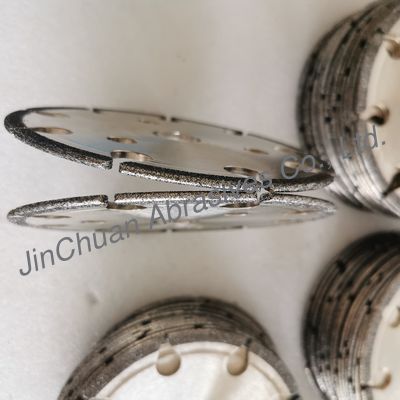 145*4.8*16*6mm B80/100 Electroplated CBN Cyclone Grinding Wheel For Chain SawSaws