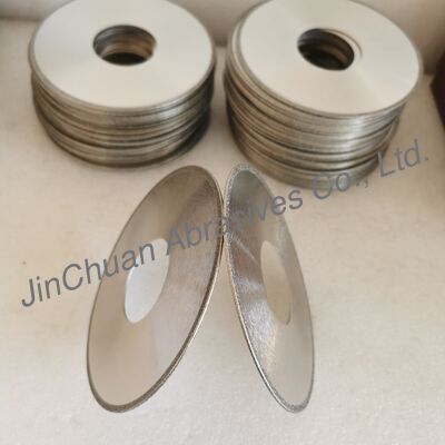 品質  Diameter 127mm Thickness 1.55mm Grit D151 Electrocted Diamond Saw Blade 工場