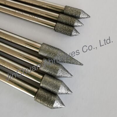 品質  Custom-Made Electroplated Diamond Grinding Heads In Various Sizes. For Cemented Carbide 工場