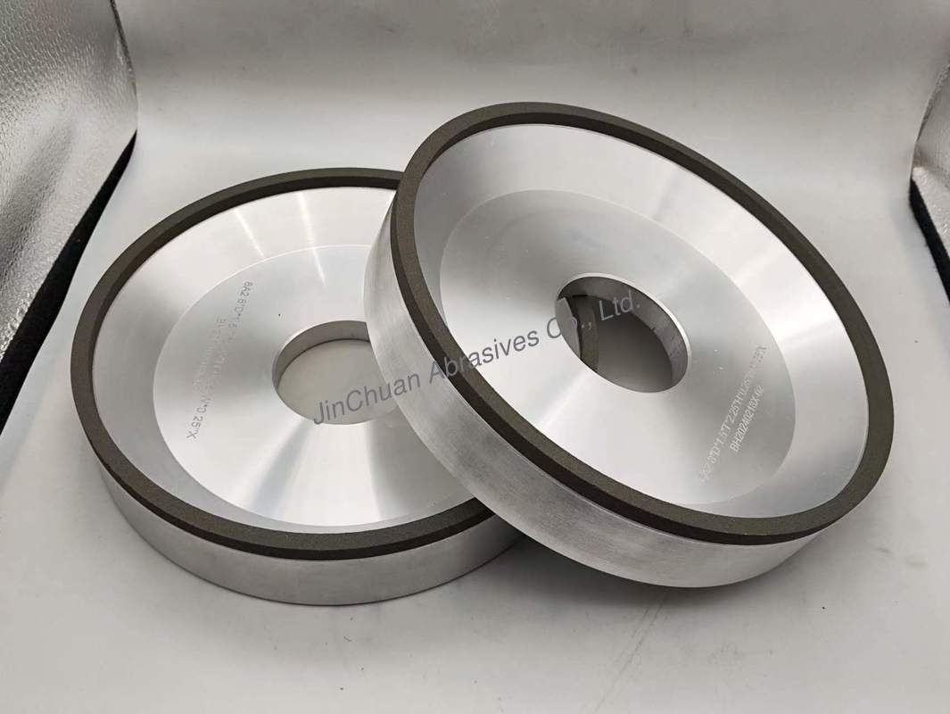 6A2 Aluminium Body  Resin Bond Grinding Wheel With 57mm Hole CBN 80