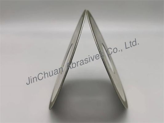 1A1 100mm*0.8mm*7mmのための銀製の電気版のダイヤモンドの粉砕車輪の切刃