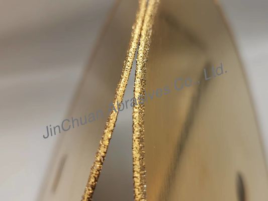 1A1Rは巨大のCBNのダイヤモンドの粉砕車輪210*0.8*20*2mmを電気めっきした