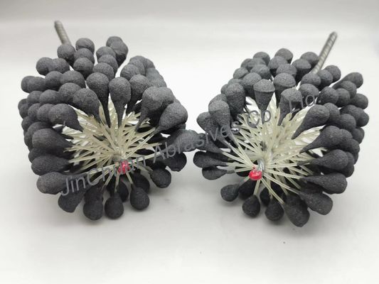 きれいになり、終わる穴のための100*80*200mmシリンダー球の適用範囲が広い砥石で研ぐブラシ