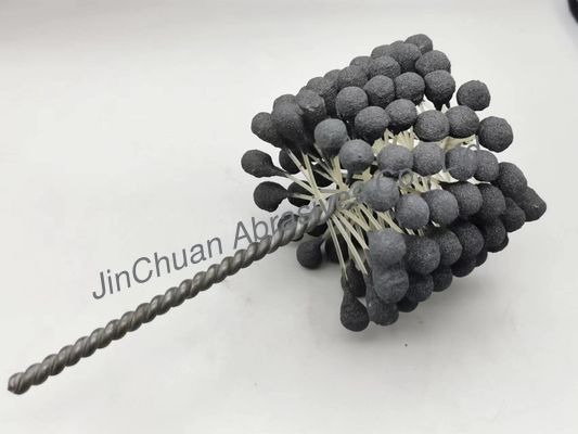 きれいになり、終わる穴のための100*80*200mmシリンダー球の適用範囲が広い砥石で研ぐブラシ