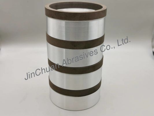 6A2樹脂のダイヤモンドの粉砕車輪の端の磨く担保付きのコップの形D181