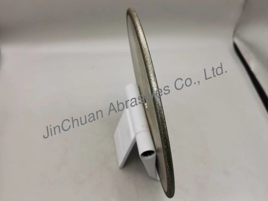 200mmは粉砕のダイヤモンドの車輪径15.875のアーバーの穴1F1Rを電気めっきした