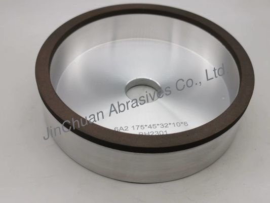 TCTの炭化物のコップのための6A2樹脂のダイヤモンドの粉砕車輪D64