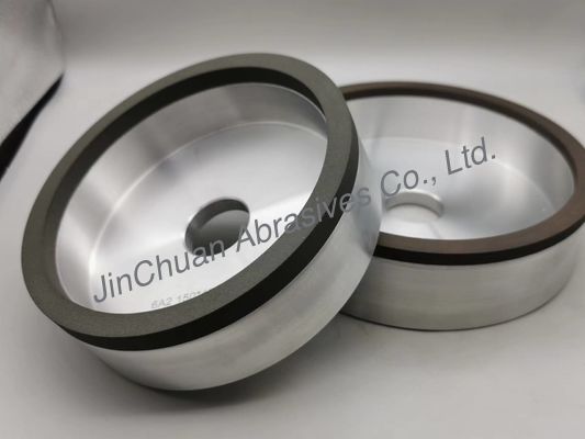 TCTの炭化物のコップのための6A2樹脂のダイヤモンドの粉砕車輪D64