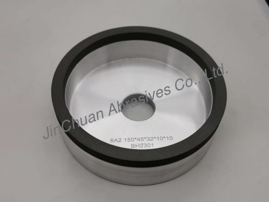 HSS鋼鉄6A2 150mm Cbnの樹脂のためのコップの形の粉砕車輪