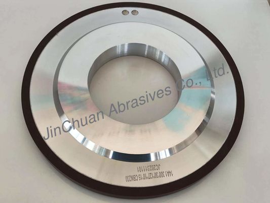 14A1 300mm 円筒状の磨きと磨きのためのフラットCbnホイール ダイヤモンドホイール