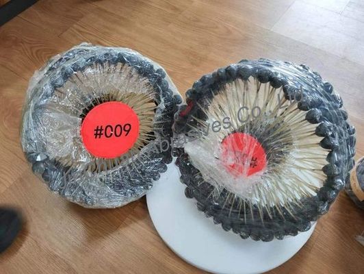 直径 230 と 330 柔軟な磨きブラシ シックグリット番号 600#