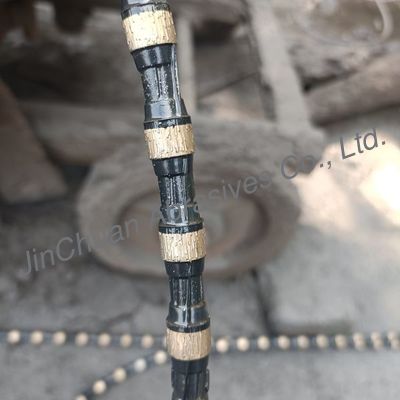 電気塗装されたダイヤモンドワイヤーソー コンクリート梁と柱を切るのに使用される