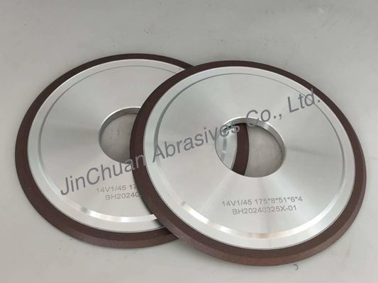 樹脂結合ダイヤモンドグリッドニグホイール 14v1 直径175,角45