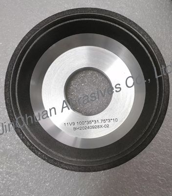 直径 100mm 11V9 カップ型樹脂結合 CBN 磨き車