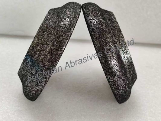 電波付CBN磨き車 帯状の刀片 鉄体直径127mm