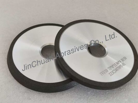 グレーCBN樹脂ボンド磨き機 1V1 75mm 効率的なガッシングのために10度