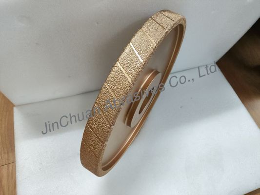 400mm 粗粒 真空 溶接 ダイヤンホイール D25/30 鋳鉄のための磨きホイール