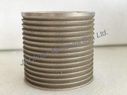 研削および研磨用の特殊サイズおよび形状の琥珀色電着ボンドCBNホイール