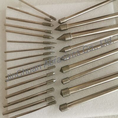 カスタム製 12*10*10*120mm 45°-120° D126 セメント化カービッドのための電圧塗装磨削ビット