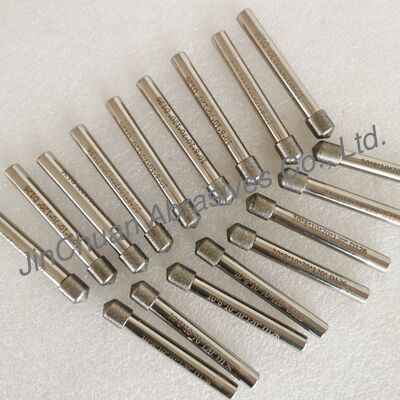 Custom-Made 10*8*10*70mm  120° D126 Electroplated Grinding Bits For Cemented Carbide