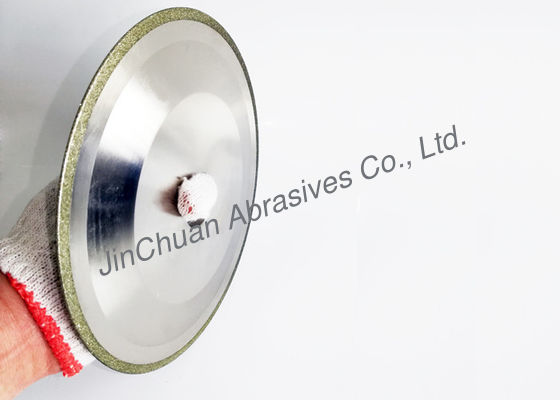 D151Flatはベンチの粉砕機の削ることのためのダイヤモンドの粉砕車輪を電気めっきした