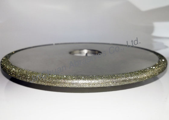 バランスをとる機械ドラムに細長い穴をつけるブレーキ パッドのための円形の電気版のダイヤモンドの粉砕車輪