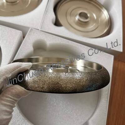 8インチ203mm電圧塗装CBN 磨き車 32mm 穴 木工用のカスタマイズ可能なバンド 刀片 磨き
