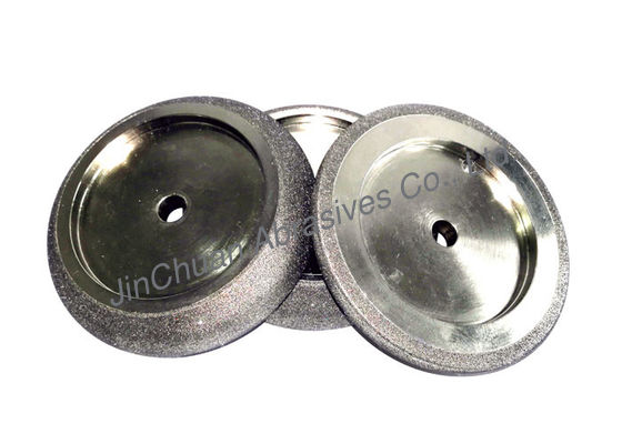 木製バンドのための車輪を削っている高い次元の正確さCBNは6インチを見た