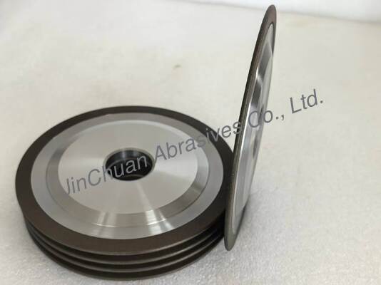 内径32mm、CBN層厚1.3mm～4.0mmの150mmレジンボンドCBN砥石（HSS工具研磨用）