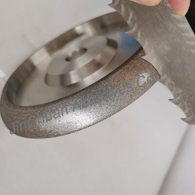 帯目刀用の歯のピッチ22mmと内部の穴25.4mmのCBNシャーピングホイル
