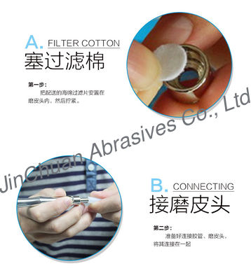 ステンレス鋼のダイヤモンドのミニチュア マッサージの皮の美のための小さいダイヤモンド ファイル