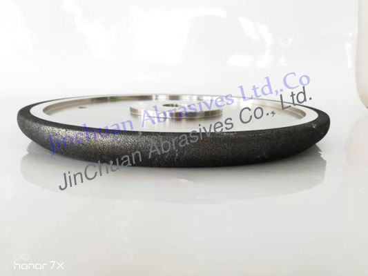 バンドのための2設置の穴が付いているカスタマイズされた12インチによって電気めっきされたCBNのダイヤモンド車輪は削ることを見ました