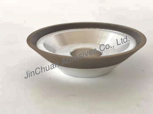 頑丈な削られた木製D64屑のダイヤモンドの紙やすりで磨く車輪の樹脂の接着