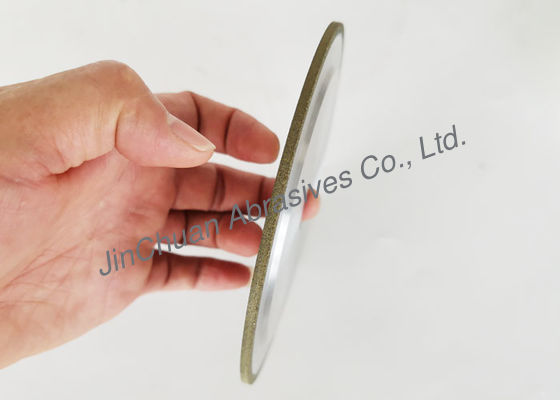 14A1 150mm*6.35mm*3mm*3mm*20mm D80/100/樹脂の担保付きのダイヤモンドの粉砕車輪の高い粉砕の効率