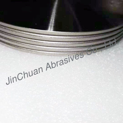 バンドを削るCBNの粉砕車輪は、回状、焦茶の電気めっきされた粉砕車輪見ました