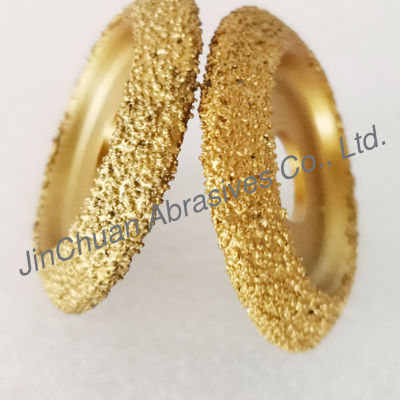 ろう付けされたD60mm CBNのダイヤモンド車輪/3つの粒度の選択50/60.100/120.200/230をひく鋳鉄