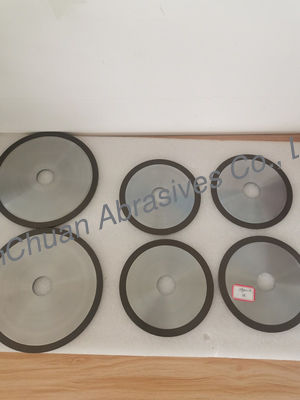 炭化物のタングステンの磁気ガラス水晶のための樹脂の結束のダイヤモンドCBNの切断の車輪