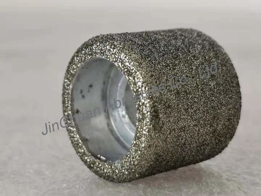 D50/60はダイヤモンドの粉砕車輪28*25*12*R2のタイヤの使用を電気めっきした