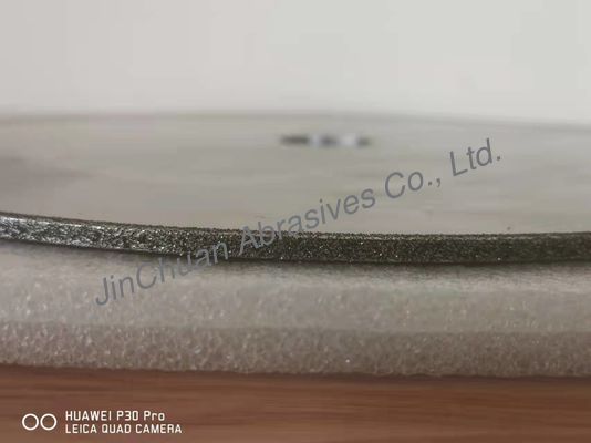 鋼鉄ボディ切刃D40/45が付いている灰色の電気めっきされたダイヤモンドの粉砕車輪